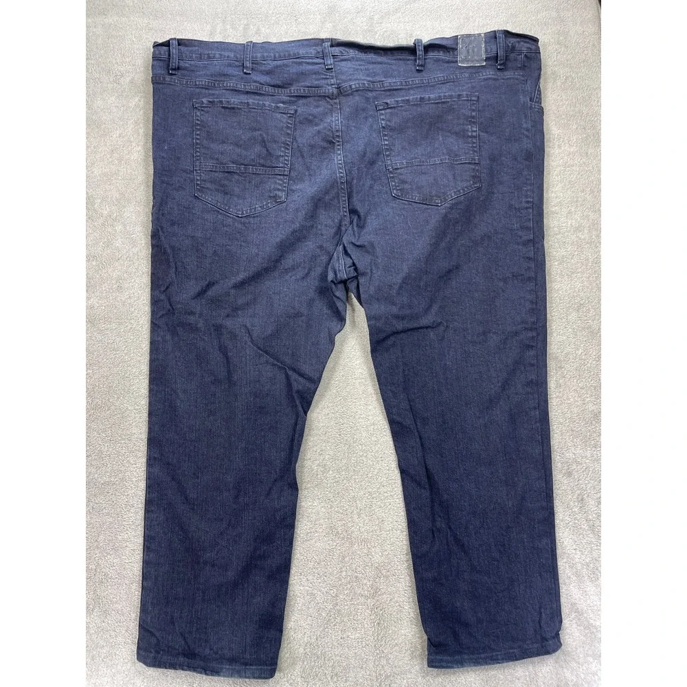 Nautica Jeans Mens 58x32 (29L) Blue Straight Fit Denim Pants Stretch Classic
